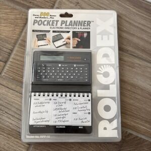 VTG Rolodex Pocket Planner Names & Numbers planner model RPP - 3 new sealed